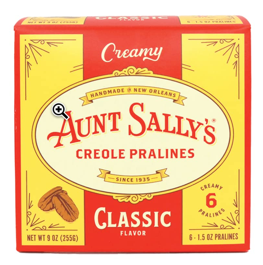 Creamy Classic Pralines – Aunt Sally's Pralines – 6 count box